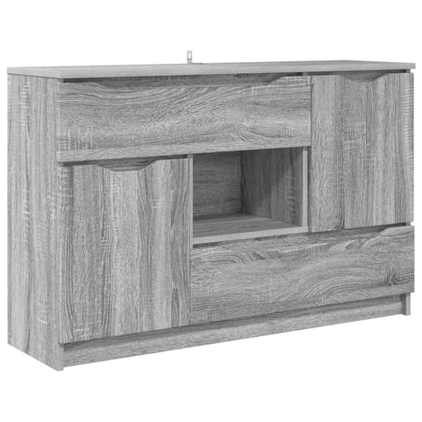 Sideboard Grå Sonoma 100 x 30 x 65,6 Konstruerat trä