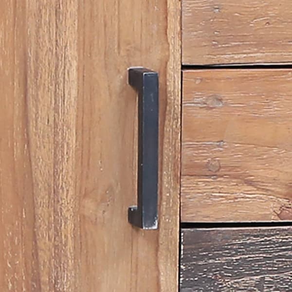 Sidoskåp 110x30x75 cm massiv teak