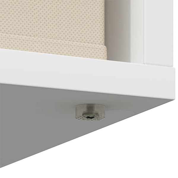 Sideboard med låda Vit 35 x 32 x 99,5 cm