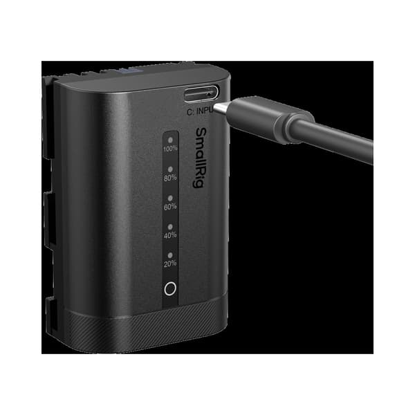 SmallRig 5298 USB-C Camera Battery with Power Display for Canon LP-E6P