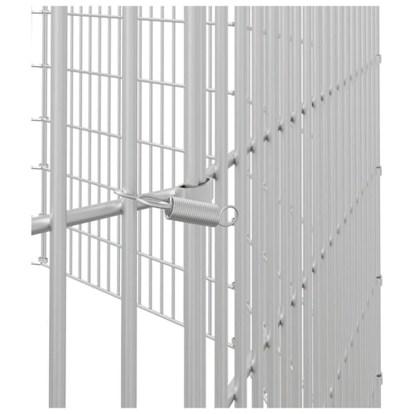 Husdjursbur 12-panel 54x60 cm galvaniserat järn