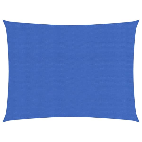 Solsegel 160 g/m² rektangulär blå 3x4 m HDPE
