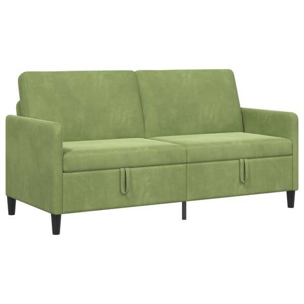Soffa med förvaring Ljusgrön 172 x 78 x 87 cm Polyester