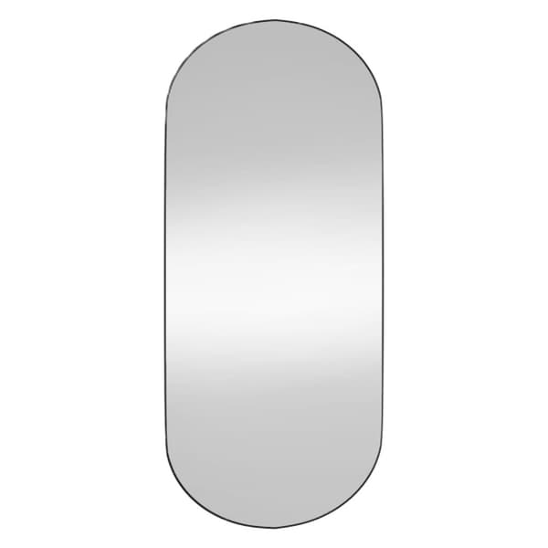 Väggspegel 45x100 cm glas oval