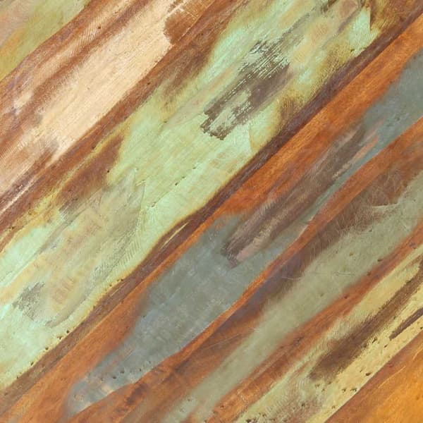 Soffbord Ø68x43 cm massivt återvunnet trä