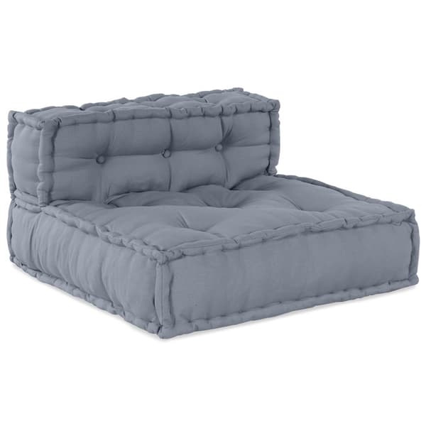 Modulsofa enhet 4 pcs Grå Tyg