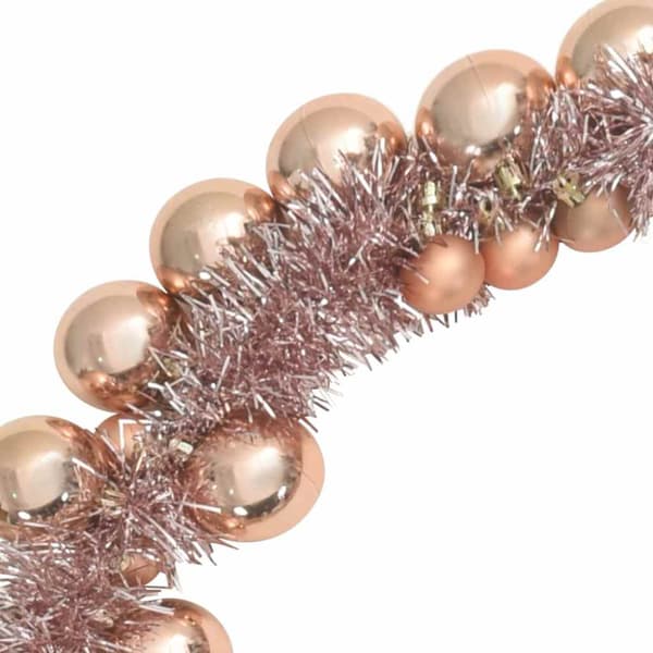 Julkulagirland Rosenguld 186 cm Polystyren