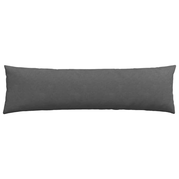 Sofakuddar 2 pcs Mörkgrå 145 x 40 cm Kordread tyg