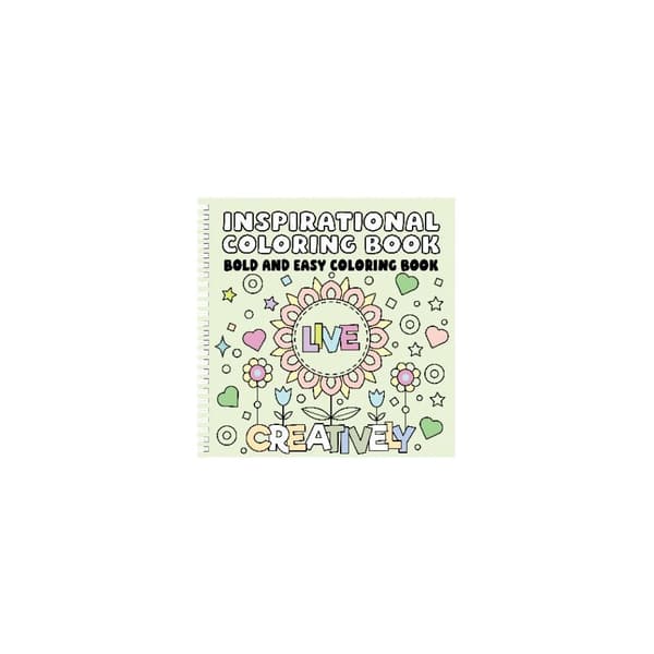 Inspirational  Bold and Easy Coloring Book (häftad, eng)
