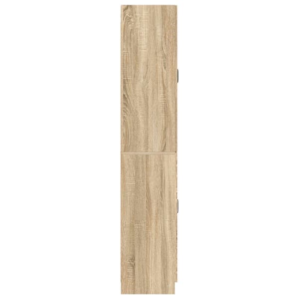 Skåpset 2 pcs Sonoma-ek Konstruerat trä