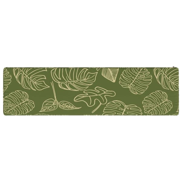 2-delade Bänk Kuddar VUGHT 2 st 100% Polyester Bladdesign
