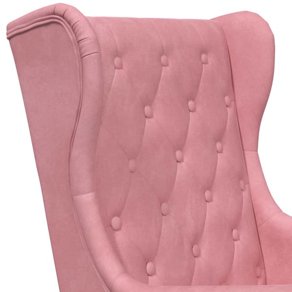 fåtölj Rosa Sammet