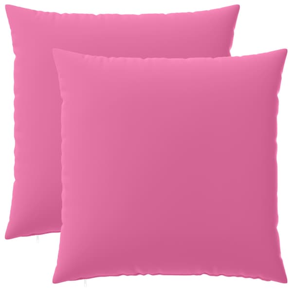 Kuddöverdrag 2 st HEERLEN Rosa 65 x 65 cm Polyester