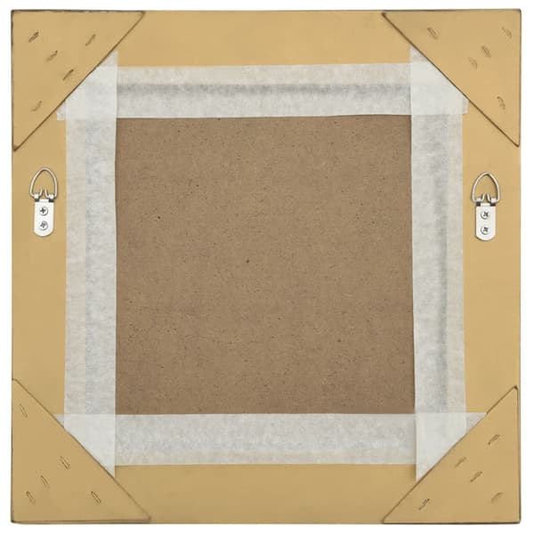 Väggspegel barockstil 40x40 cm guld