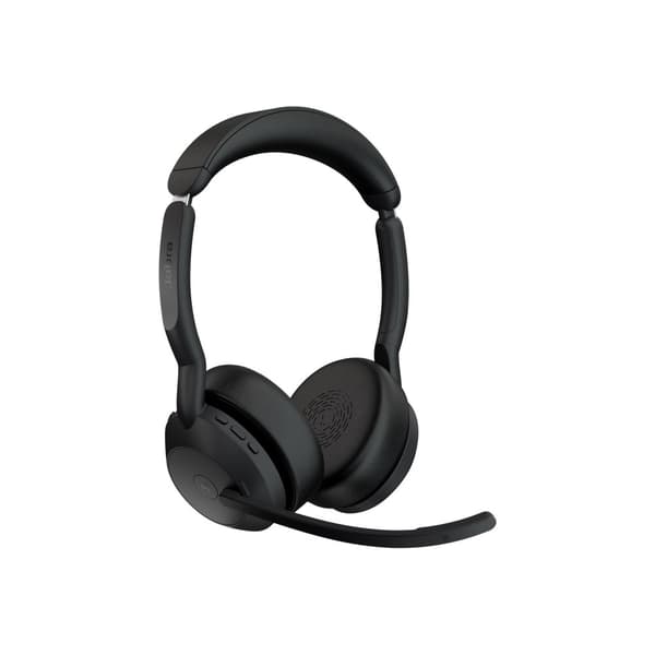 Jabra Evolve2 55 MS Stereo - headset - USB-A - med laddningsställ
