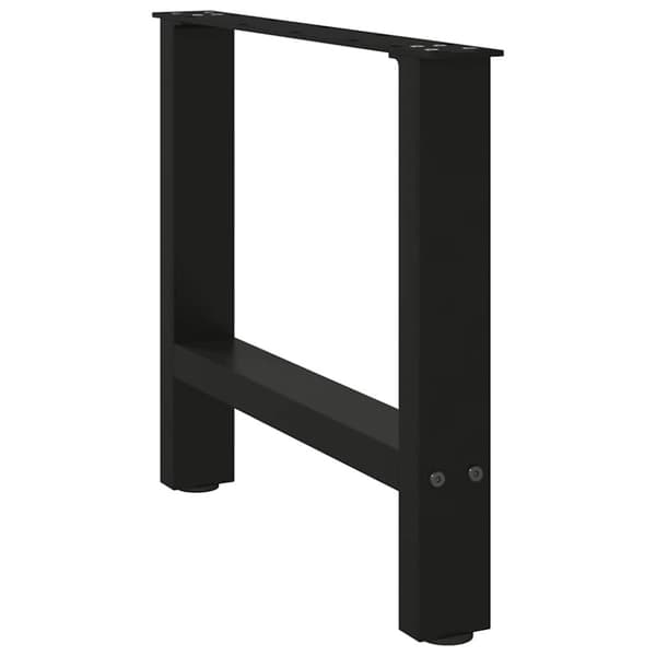 Soffbordsben svarta 2 st 50x(42-43) cm stål