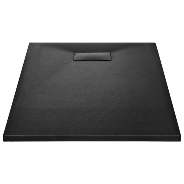 Duschkar SMC svart 100x80 cm