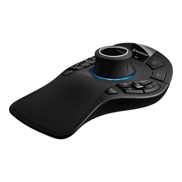 3Dconnexion SpaceMouse Pro Wireless - Bluetooth Edition - 3D-mus - 2.4 GHz, Bluetooth, USB-C