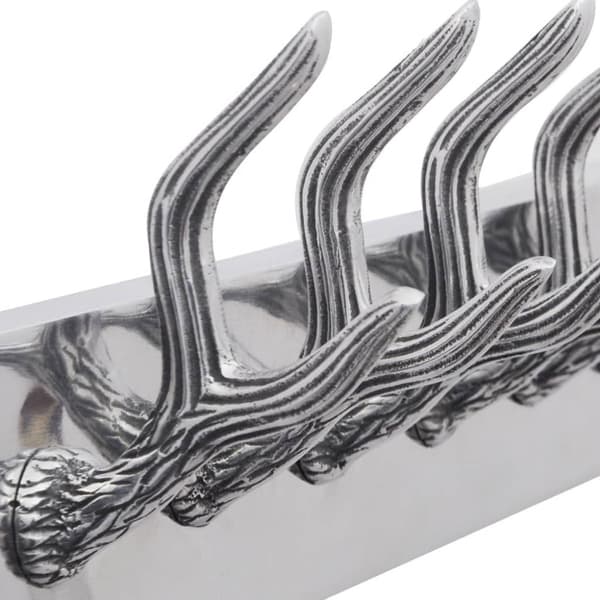 Kroklist 4 st silver aluminium