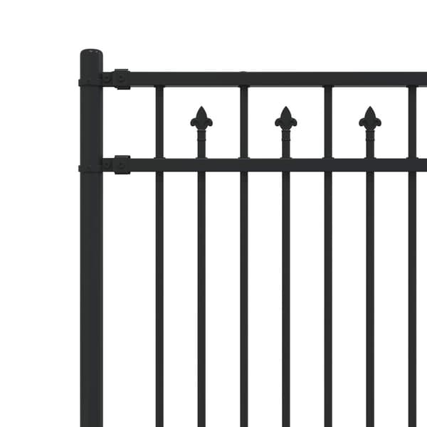 Spetsstaket BAARLO Svart