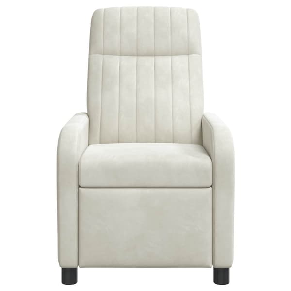 Recliner Gräddvit Sammet (V)