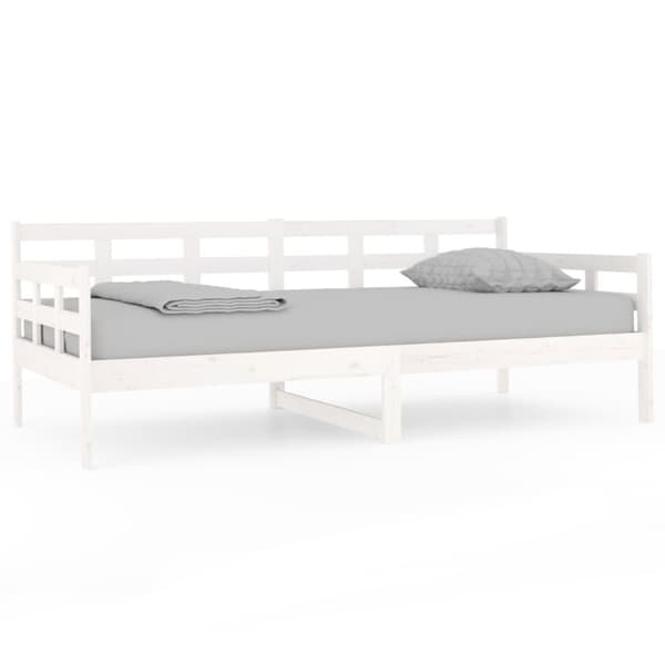 Dagbädd vit massiv furu 90x190 cm