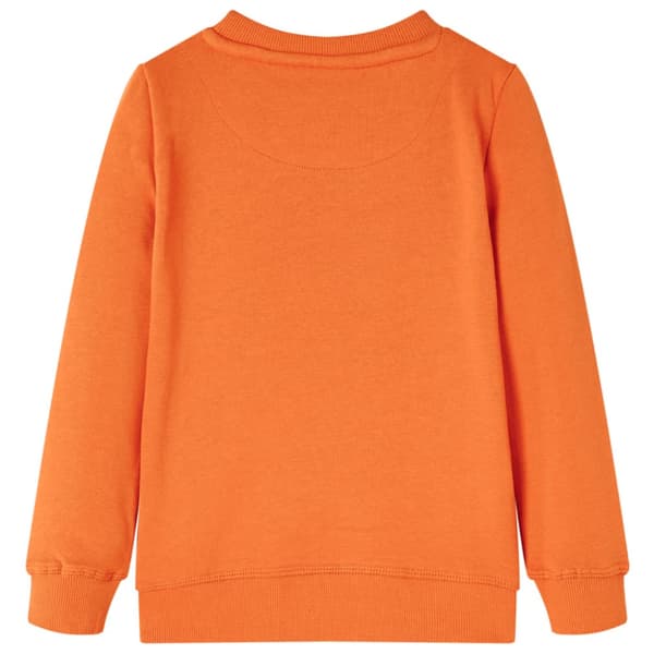 Tröja för barn mörk orange 128