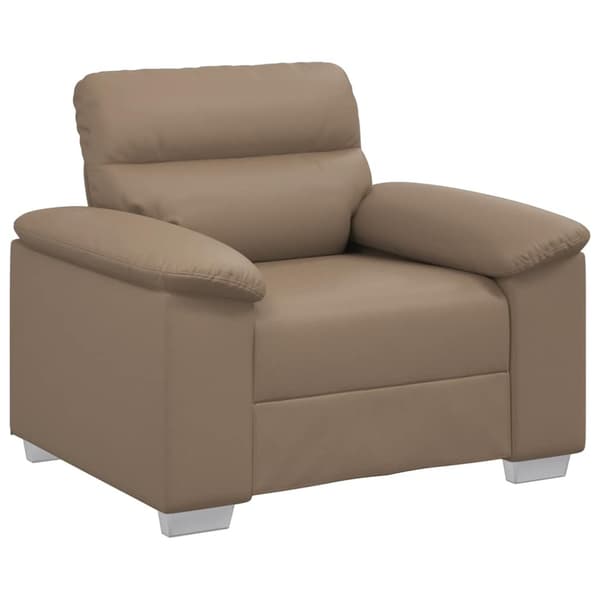 Soffstol cappuccino 100x81x84 cm konstläder