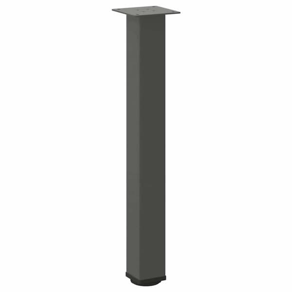 Konsolbordsben 4 st antracit 72-74 cm stål