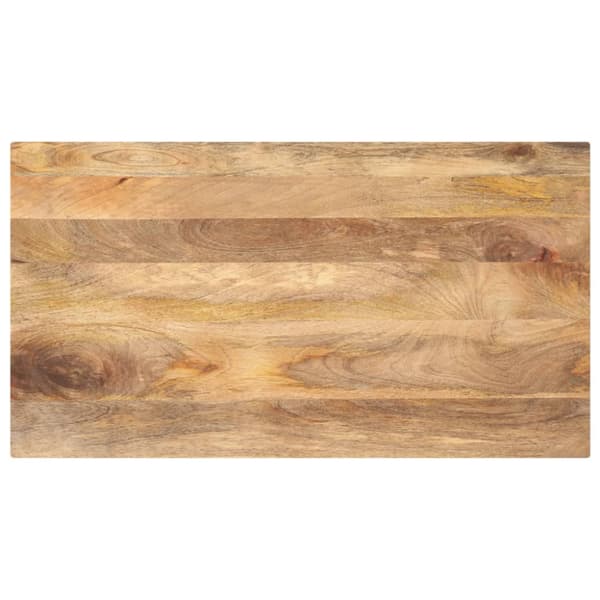 Bordsskiva 100x50x2,5 cm rektangulär massiv mango-trä