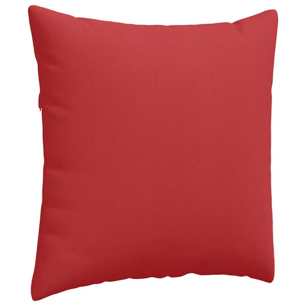 Sofakuddar 2 pcs Röd 60 x 60 cm tyg