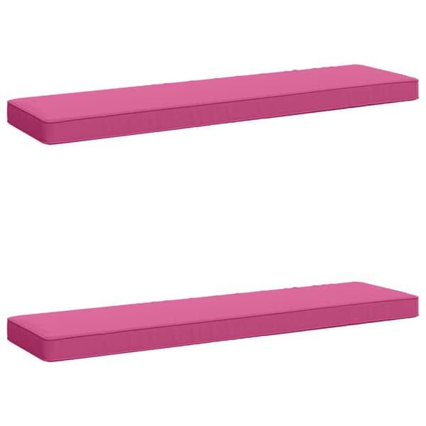 2-delade Bänk Kuddar VUGHT 2 st 100% Polyester Rosa