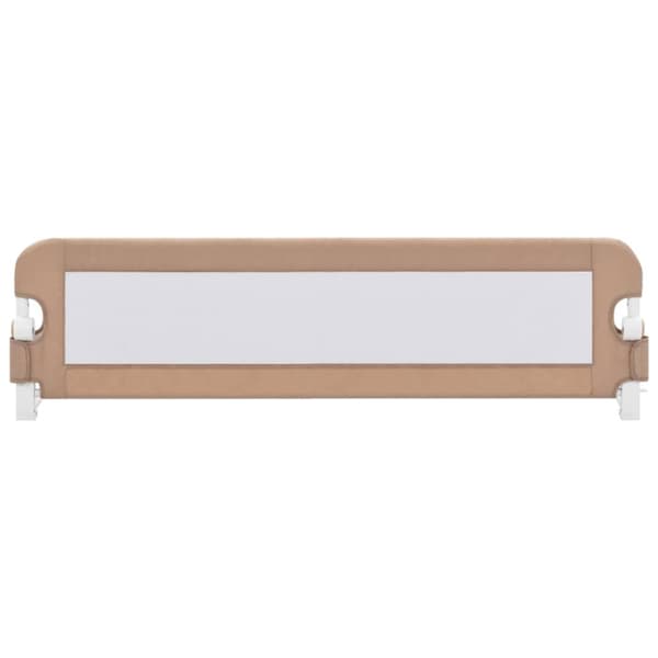 Sängskena för barn taupe 150x42 cm polyester