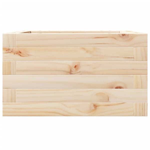 Odlingslåda 40x40x23 cm massivt furuträ