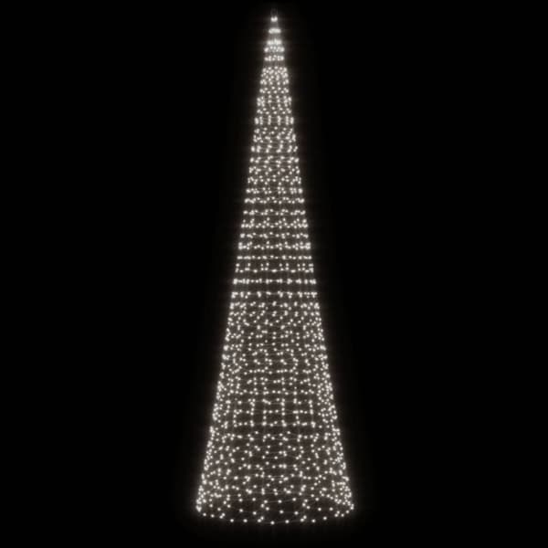 LED julgran 1534 LEDs kallvit 500 cm