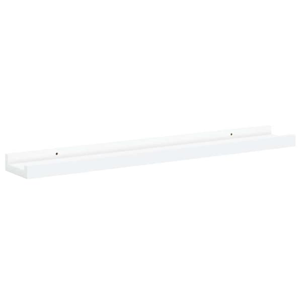 Tavellist 2 st vit 60x9x3 cm MDF