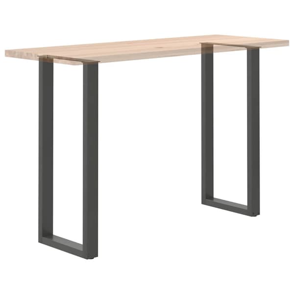 Barbordsben U-formade 2 st antracit 50x(110-111) cm stål