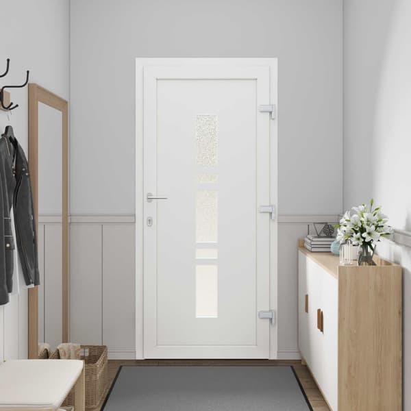 Framdörr Antracit 98 x 200 cm PVC