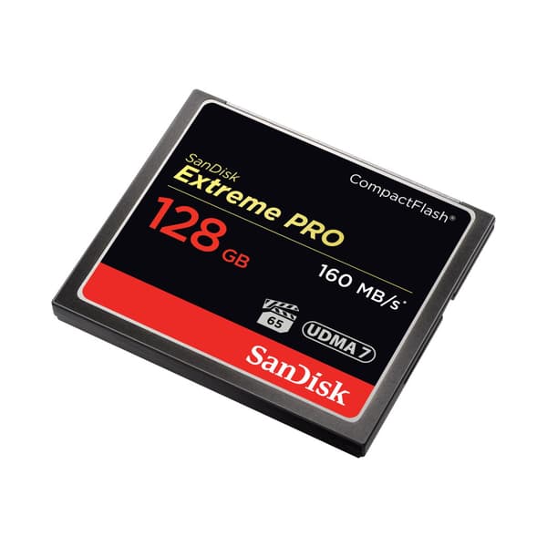 SanDisk Extreme PRO - flash-minneskort - 128 GB - CompactFlash