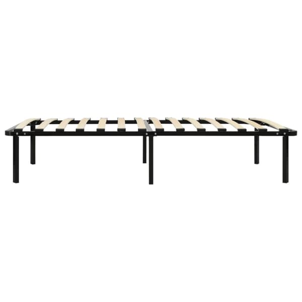 Sängram svart metall 100x200 cm