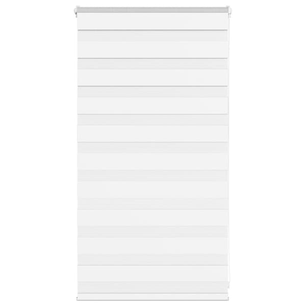Rullgardin zebra vit 75x100 cm tyg bredd 70,9 cm polyester