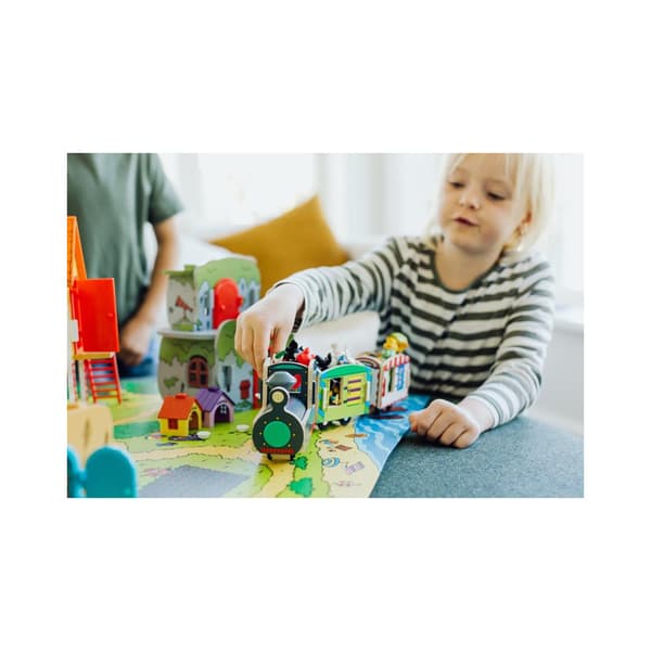 Bamsebyn med lekplatta