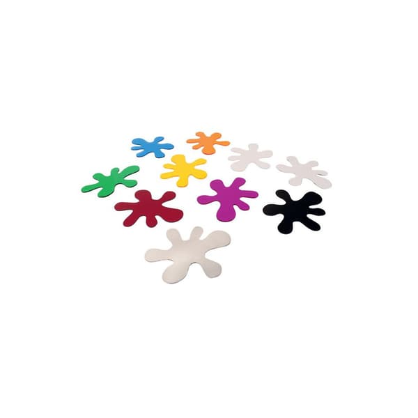 Transparenta färgfilter blommor 10/fp