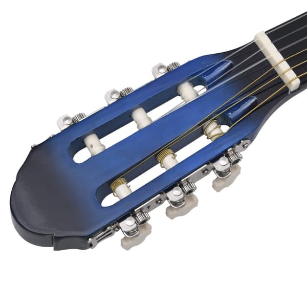 Klassisk gitarr 12 delar blå 4/4 39"