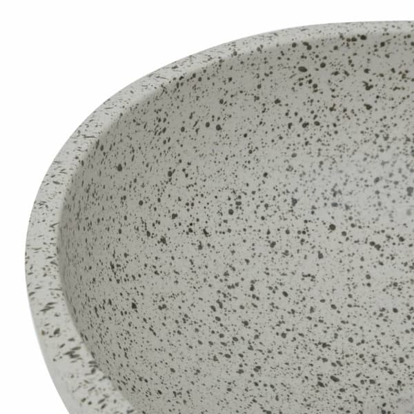 Handfat grå rund Φ41x14 cm keramik