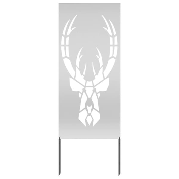 Trädgårds integritetsskärm Silver 50 x 140 cm Galvaniserat stål