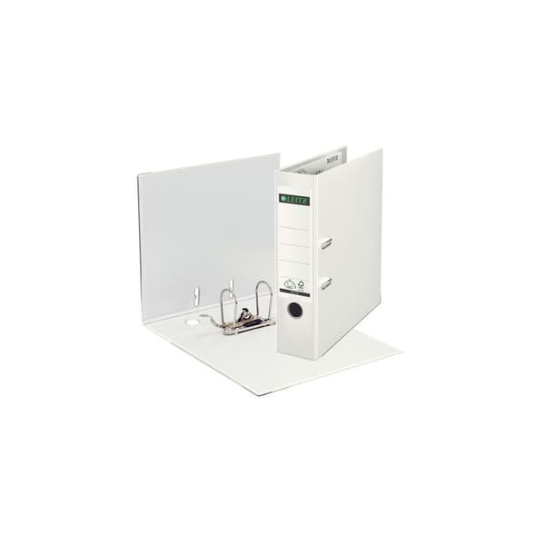 Pärm LAF LEITZ 180 EU-hål. A4/80mm vit