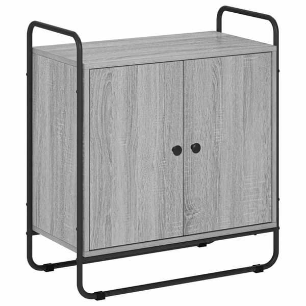 Sideboard Grå Sonoma 68 x 35 x 75 cm Konstruerat trä
