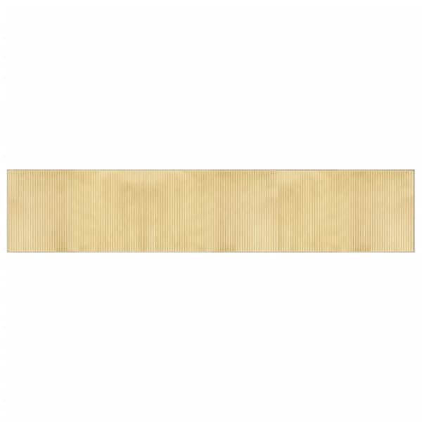 Matta rektangulär ljus naturlig 60x300 cm bambu