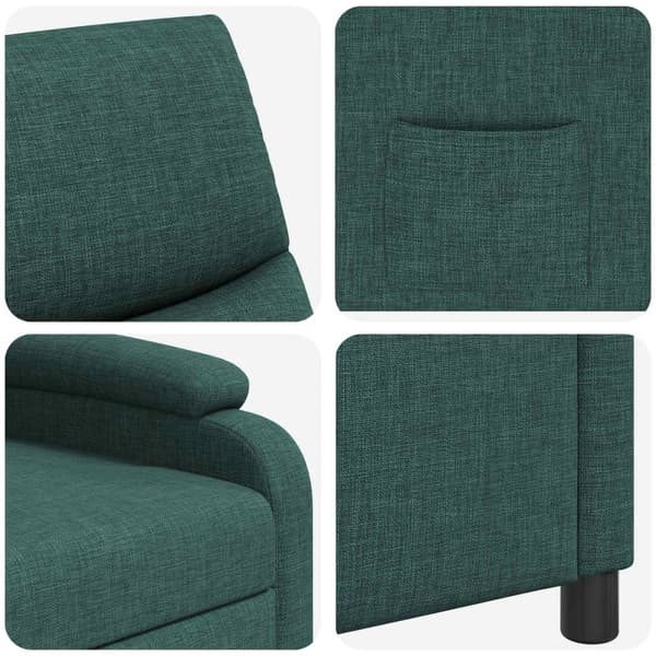 Recliner Mörkgrön Tyg